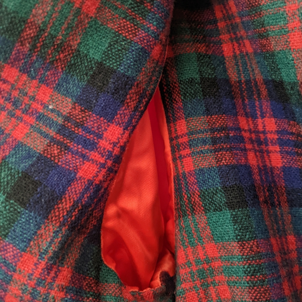 Mackintosh Red Wool Jacket Plaid Lining - Picture 6 of 11